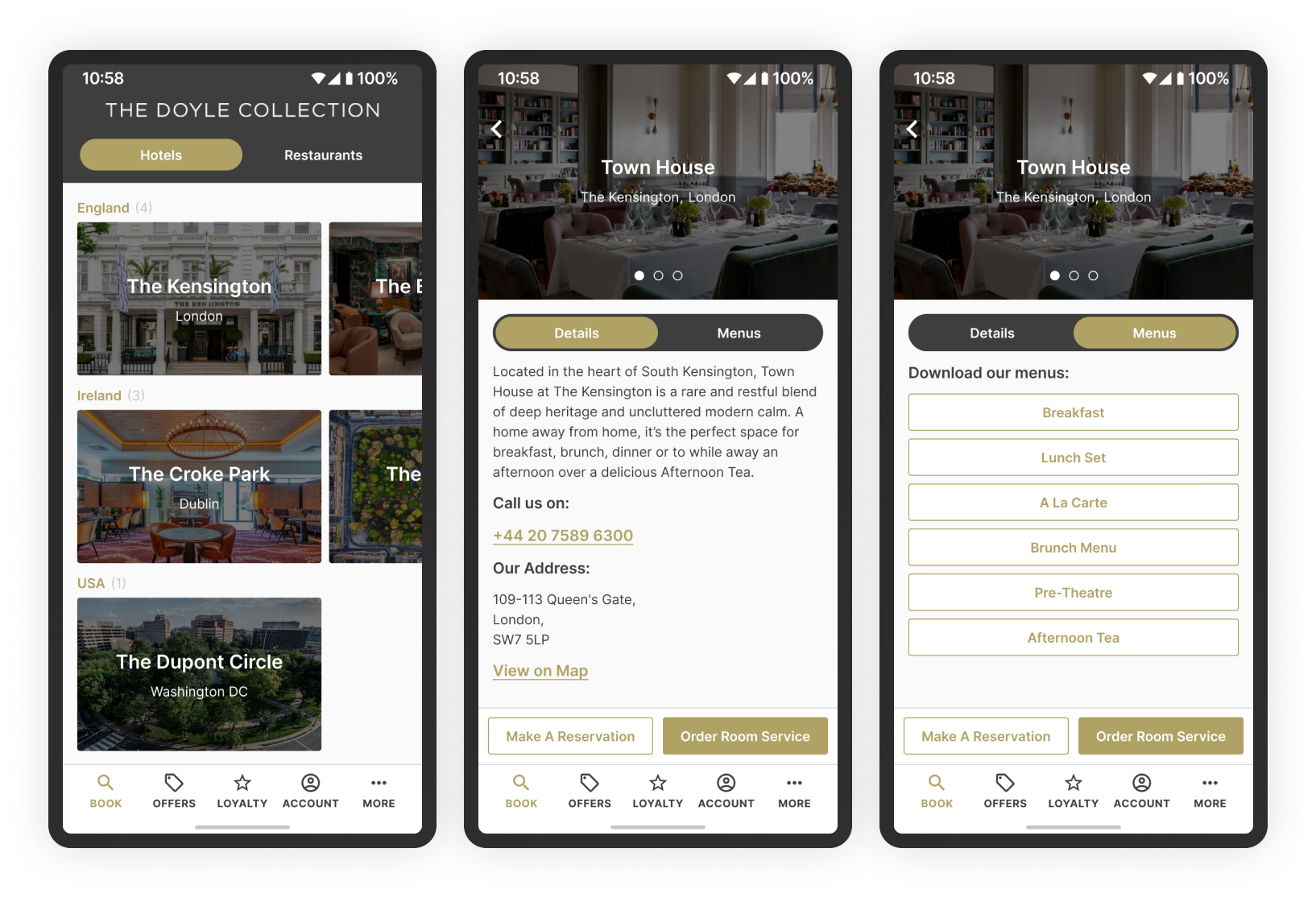 The Doyle Collection - Mobile App Design